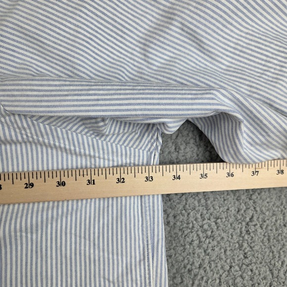 Polo Ralph Lauren Long Sleeve Button Down Shirt Mens 4XB Big Blue Striped - Picture 5 of 8